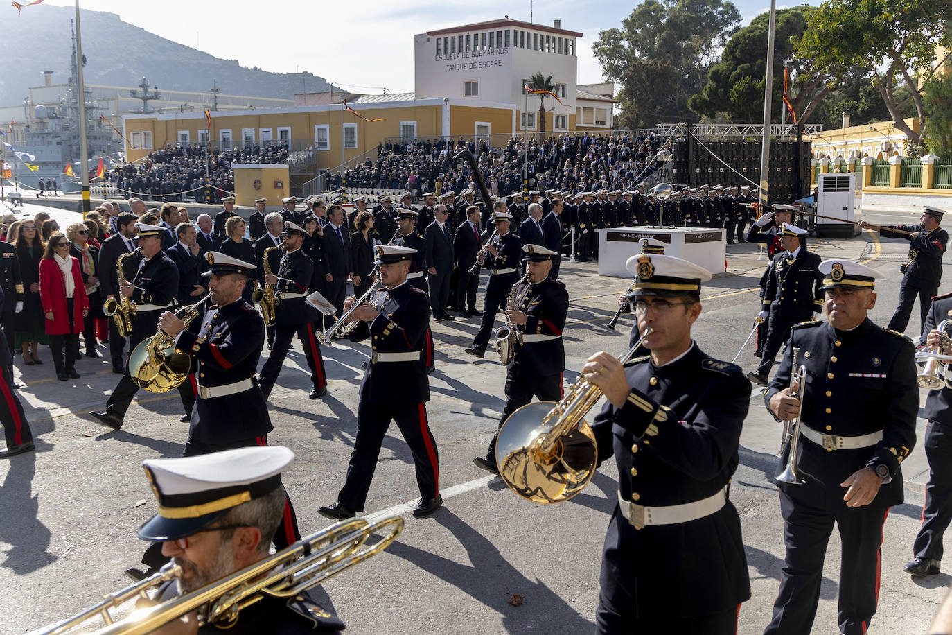 El acto de entrega del S-81 a la Armada, en imágenes