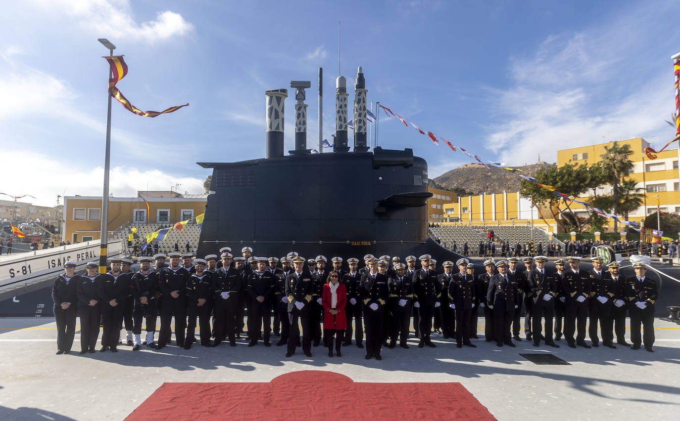 El acto de entrega del S-81 a la Armada, en imágenes