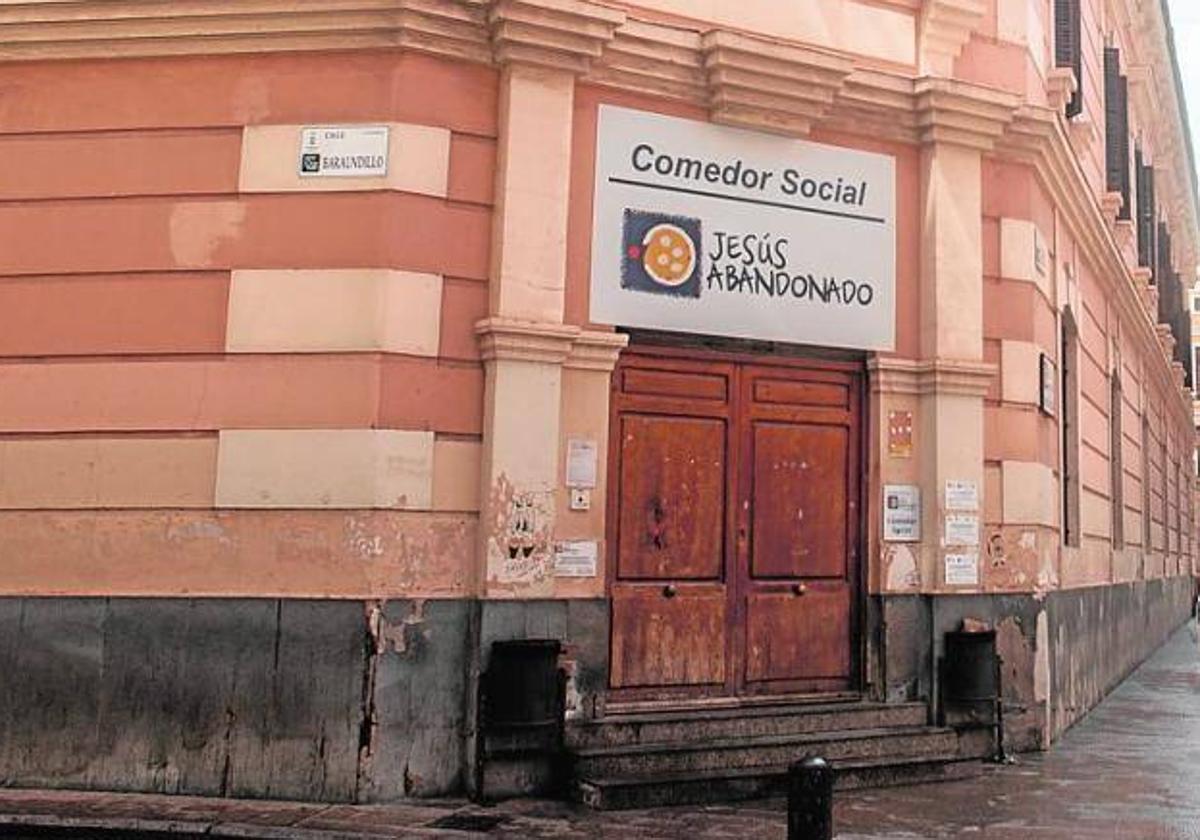 Comedor social de Jesús Abandonado en Murcia, en una imagen de archivo.