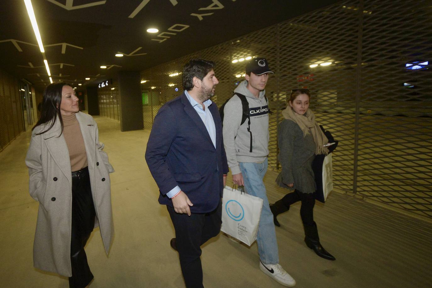 El vuelo entre Madrid y Murcia, en imágenes