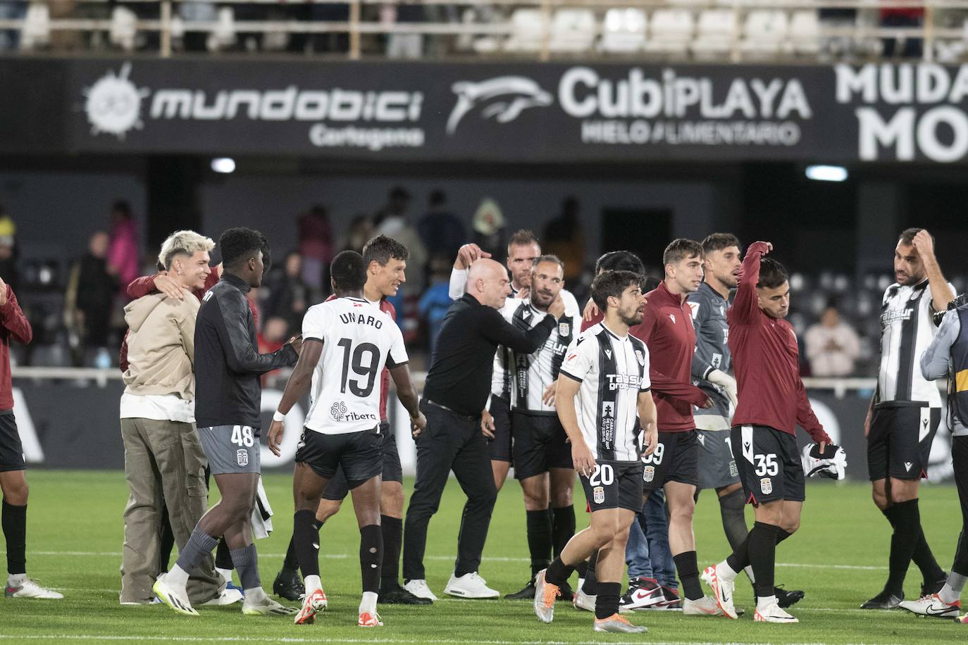 La victoria del Cartagena ante el Sporting, en imágenes