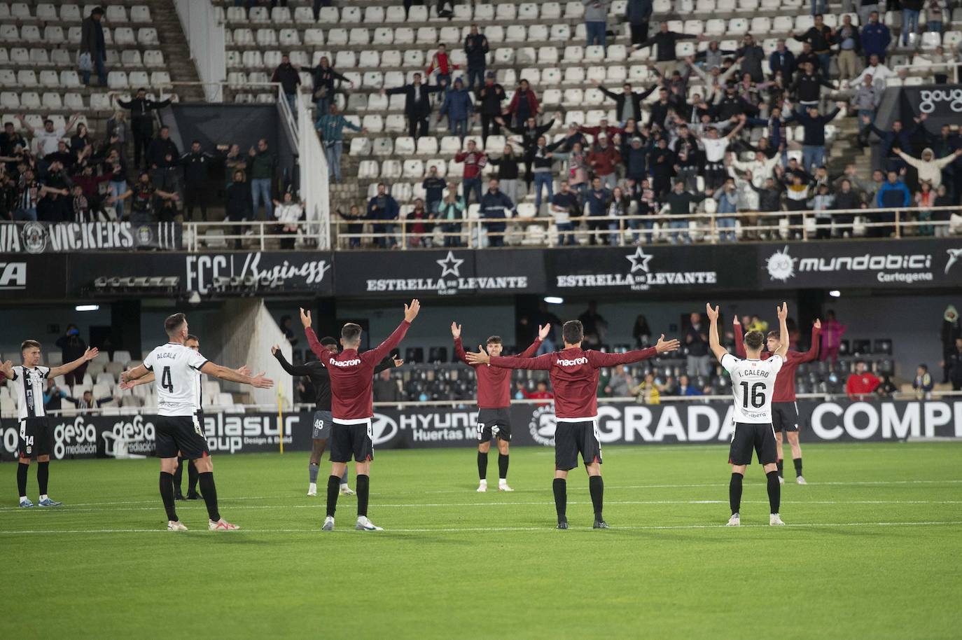 La victoria del Cartagena ante el Sporting, en imágenes