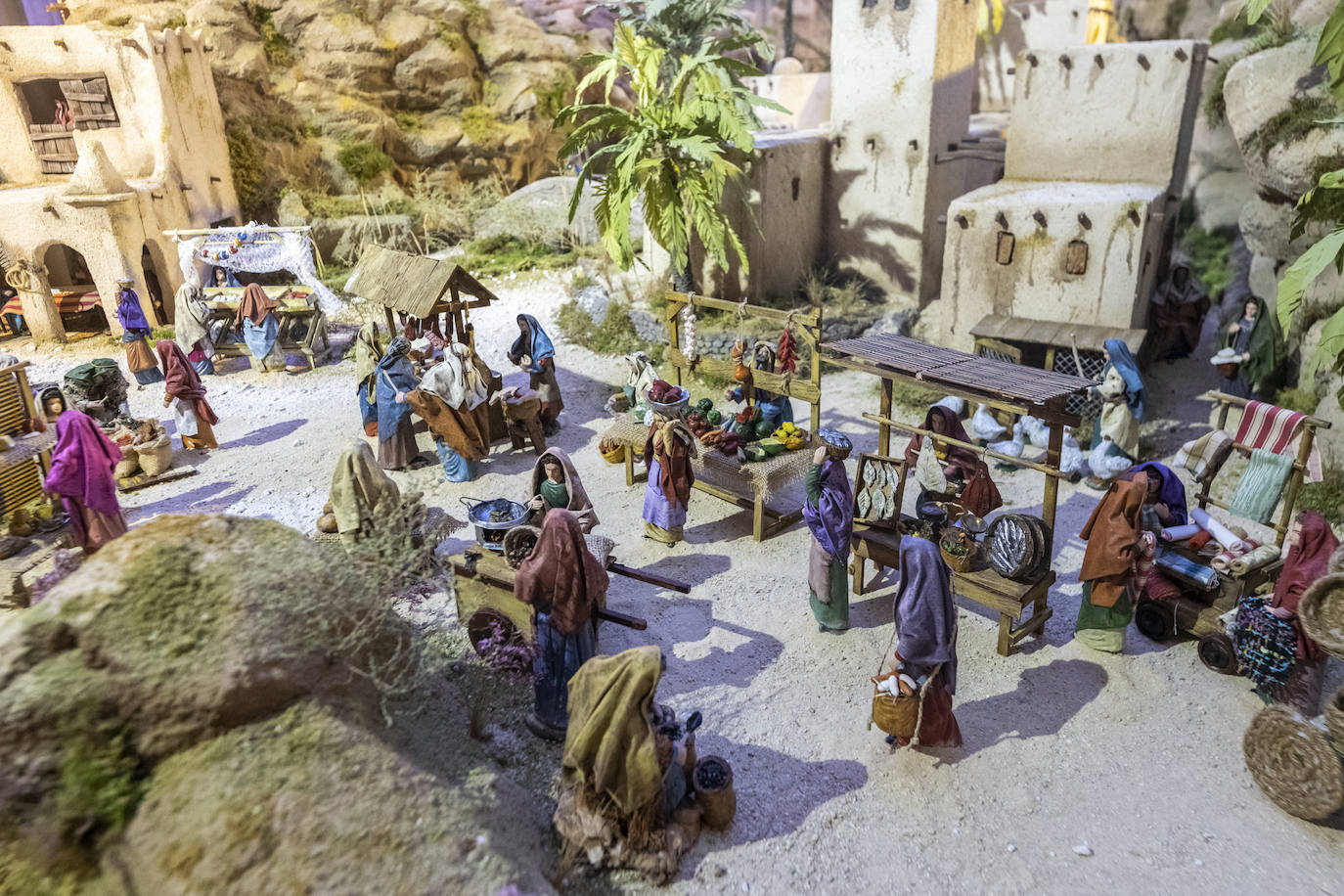 La inauguración del Belén municipal de Murcia, en imágenes