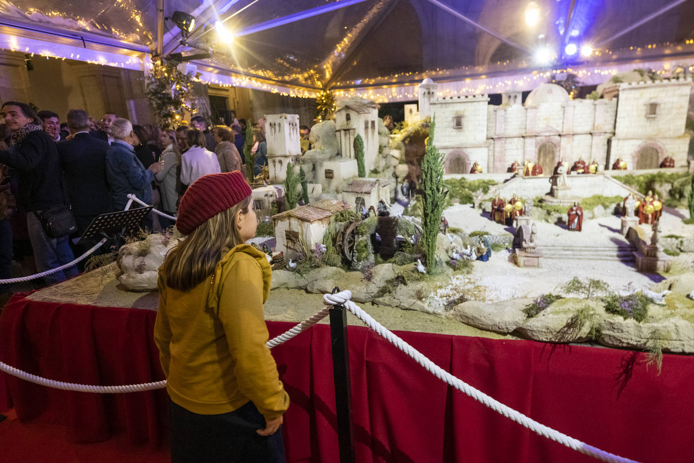 La inauguración del Belén municipal de Murcia, en imágenes