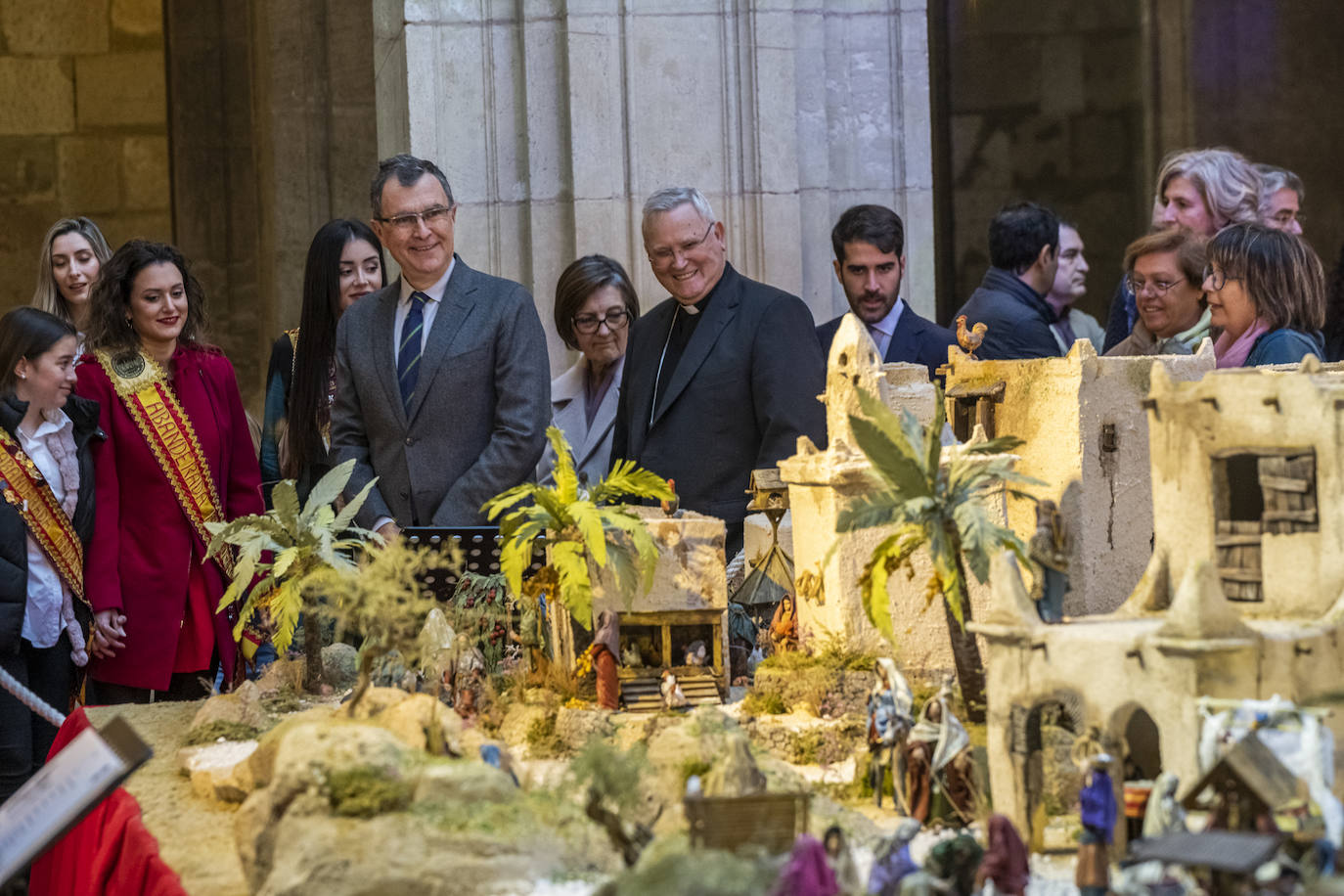 La inauguración del Belén municipal de Murcia, en imágenes
