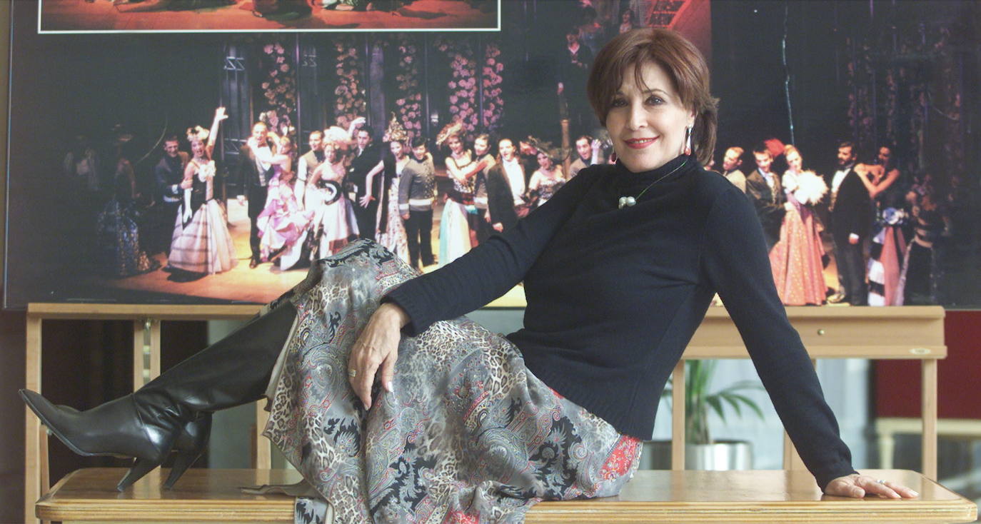 En la presentación del musical 'Hello, Dolly', en 2003.