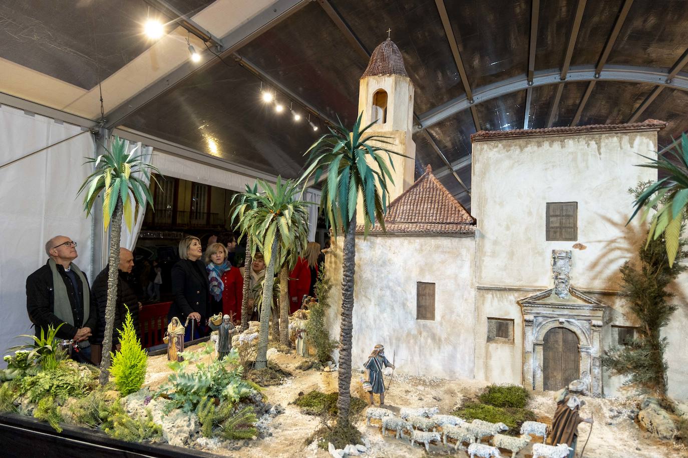 La apertura del Belén municipal de Cartagena y el encendido de luces, en imágenes