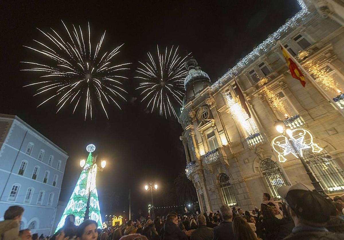 La apertura del Belén municipal de Cartagena y el encendido de luces, en imágenes