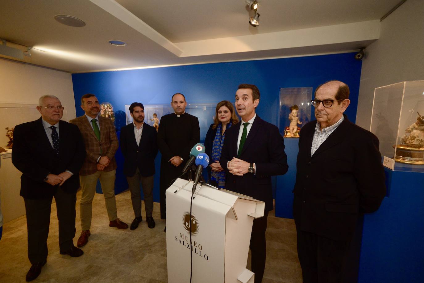 La inauguración de la exposición &#039;Puer Natus&#039;, en imágenes