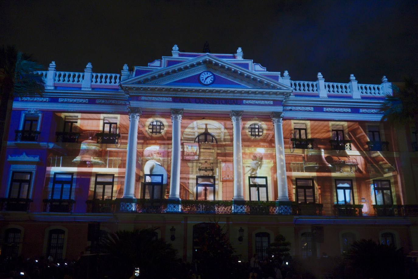 La inauguración del mercadillo de Navidad de Murcia, en imágenes