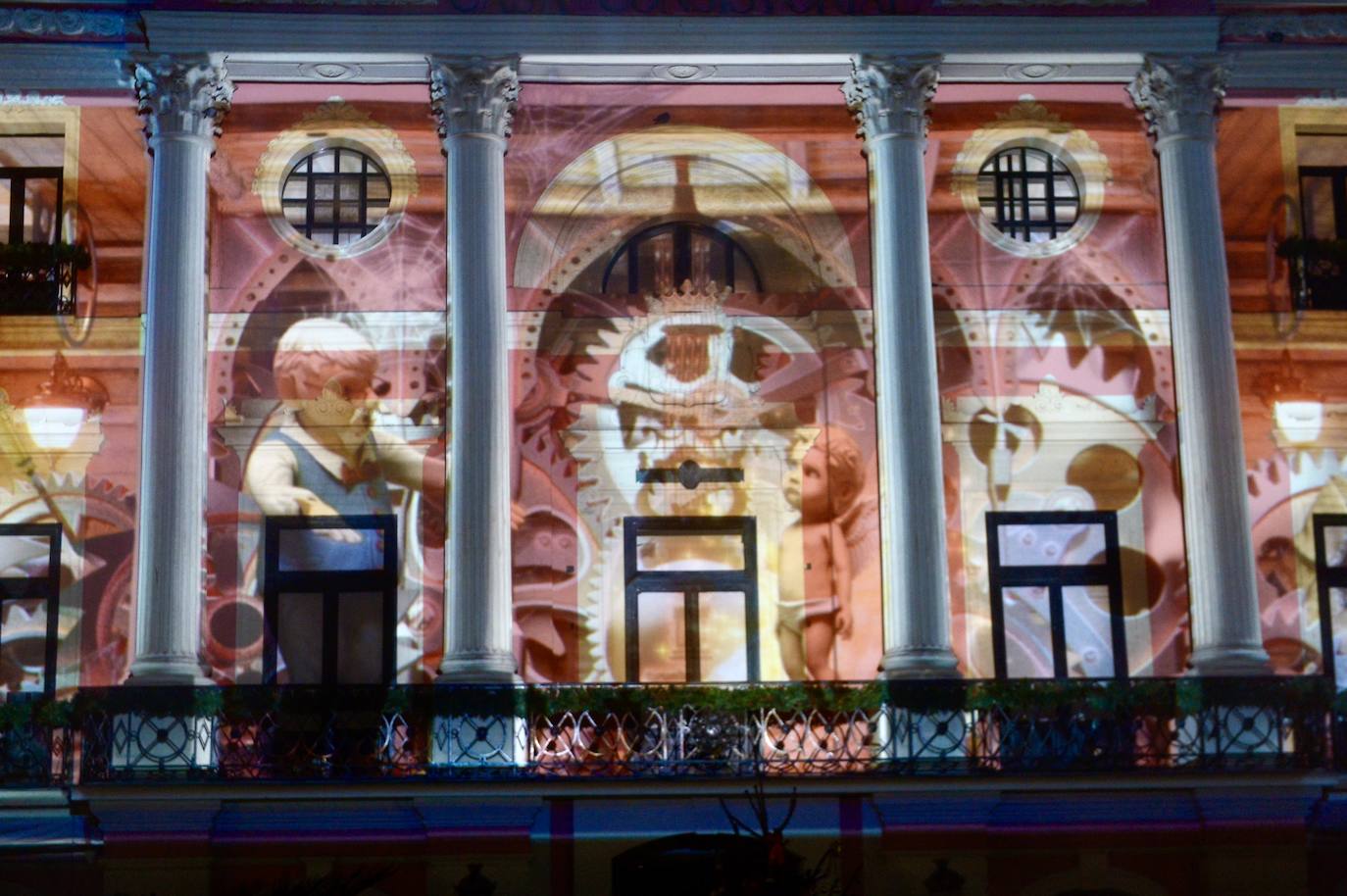 La inauguración del mercadillo de Navidad de Murcia, en imágenes