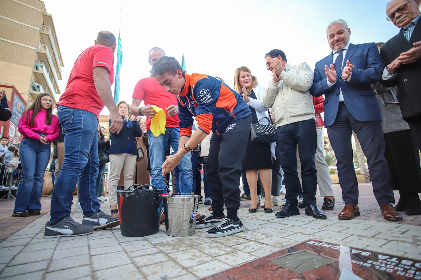 El homenaje a Pedro Acosta en Mazarrón, en imágenes