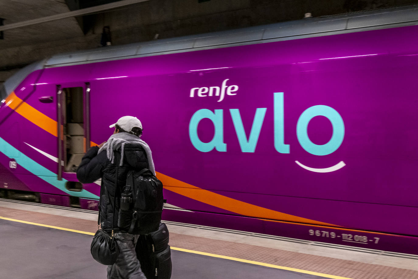 Llegada a Murcia del primer tren Avlo desde Madrid, en imágenes