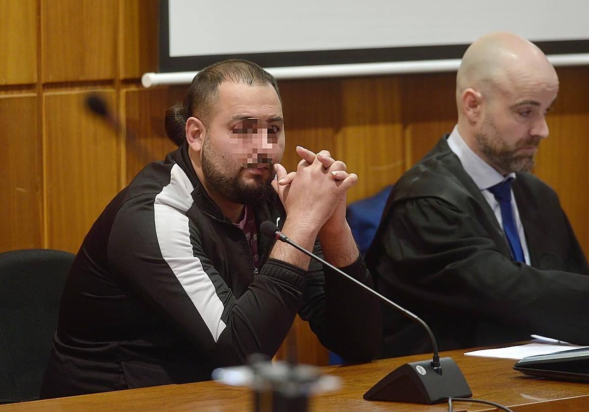 José M.D., este martes, durante el juicio.