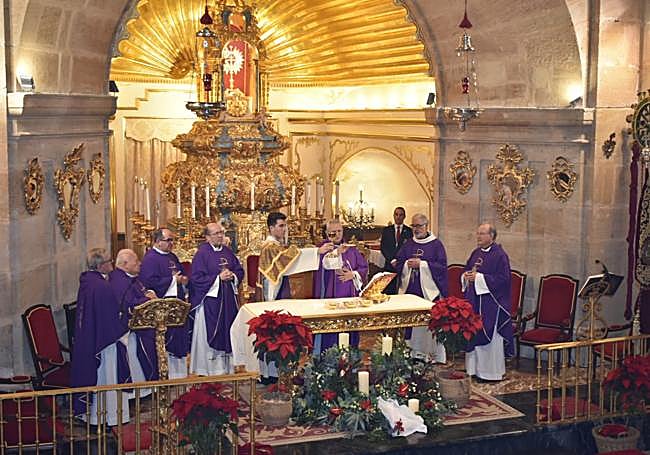 Celebración de la clausura de la etapa preparatoria del Año Jubilar, en Caravaca.