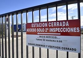 Imagen de la entrada a la ITV de Alcantarilla.