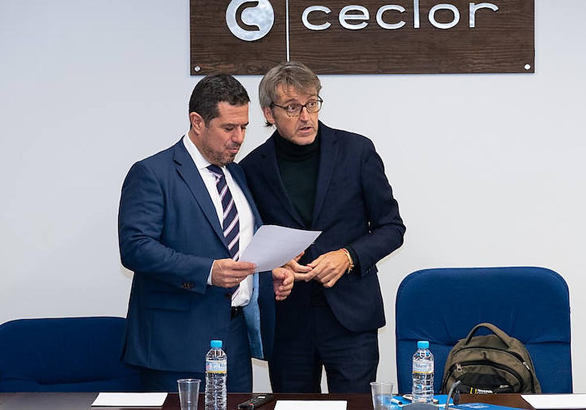 El consejero de Economía, Luis Alberto Marín, este lunes en Lorca.