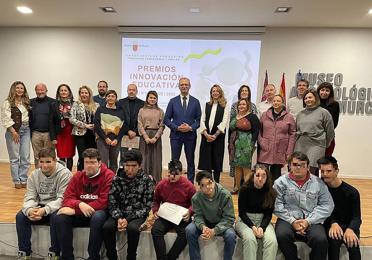 Imagen de los premiados.