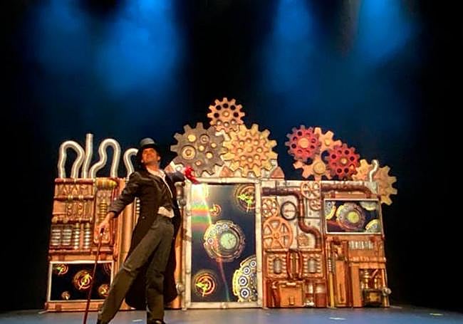 Juanchi Ruiz, en la obra.