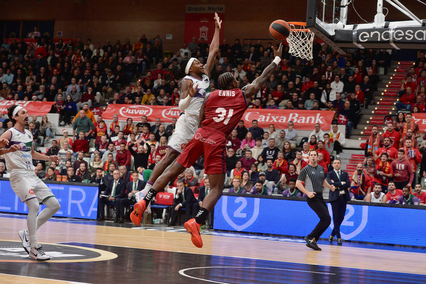 Las imágenes del UCAM CB-Unicaja