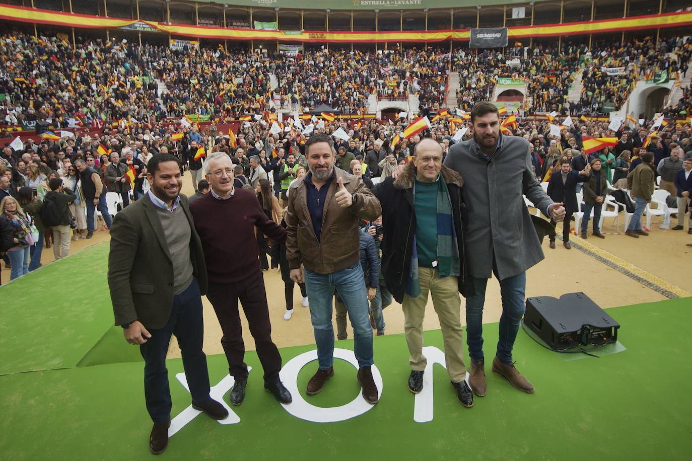 Santiago Abascal abre en Murcia la campaña electoral de Vox reclamando agua para la Región «como sea»