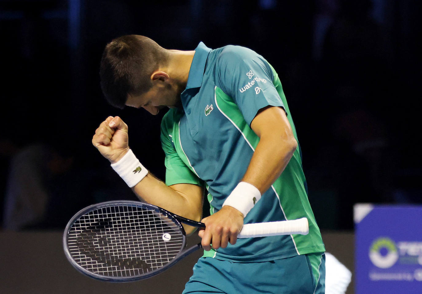 El partido de exhibición entre Alcaraz y Djokovic, en imágenes