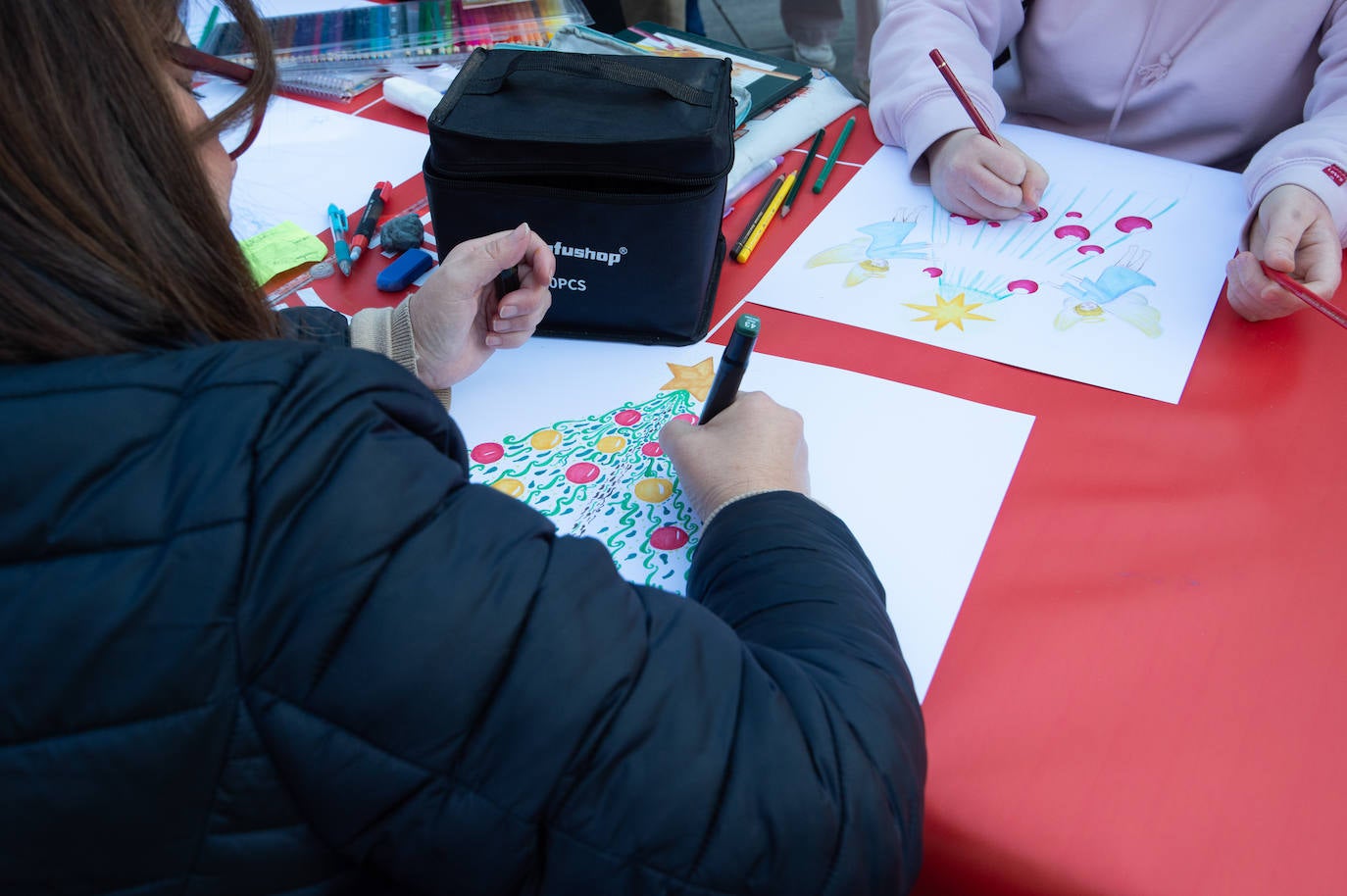 Encuentro entre pintores para retratar la Navidad en Murcia