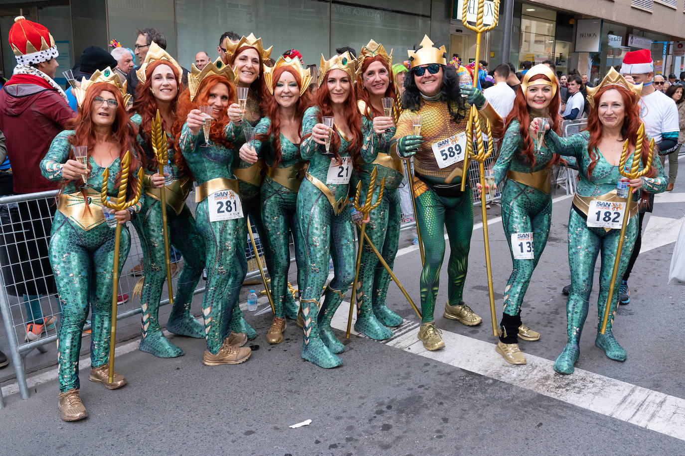 Los disfraces de la San Silvestre de Lorca 2023, en imágenes