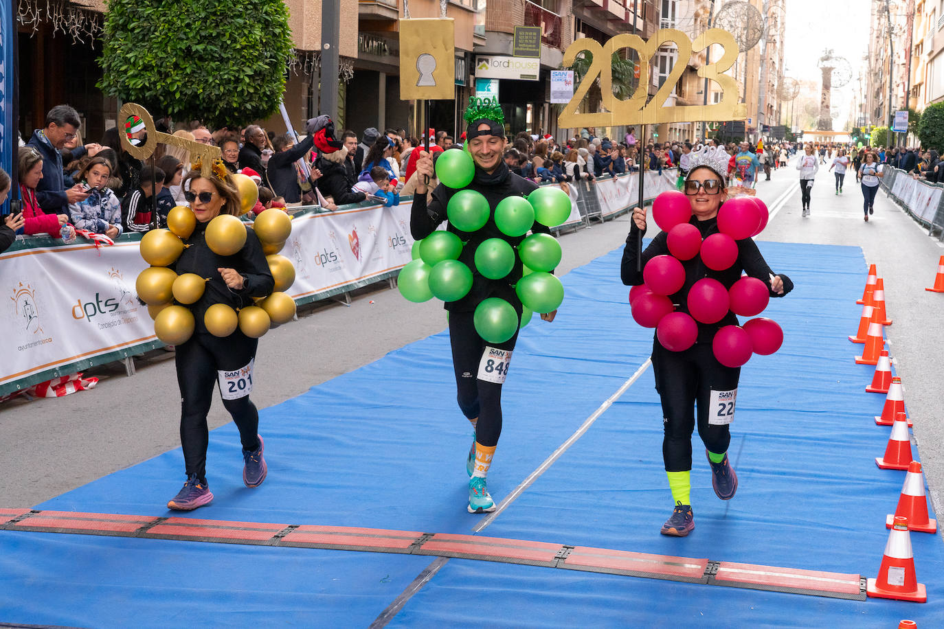 Los disfraces de la San Silvestre de Lorca 2023, en imágenes