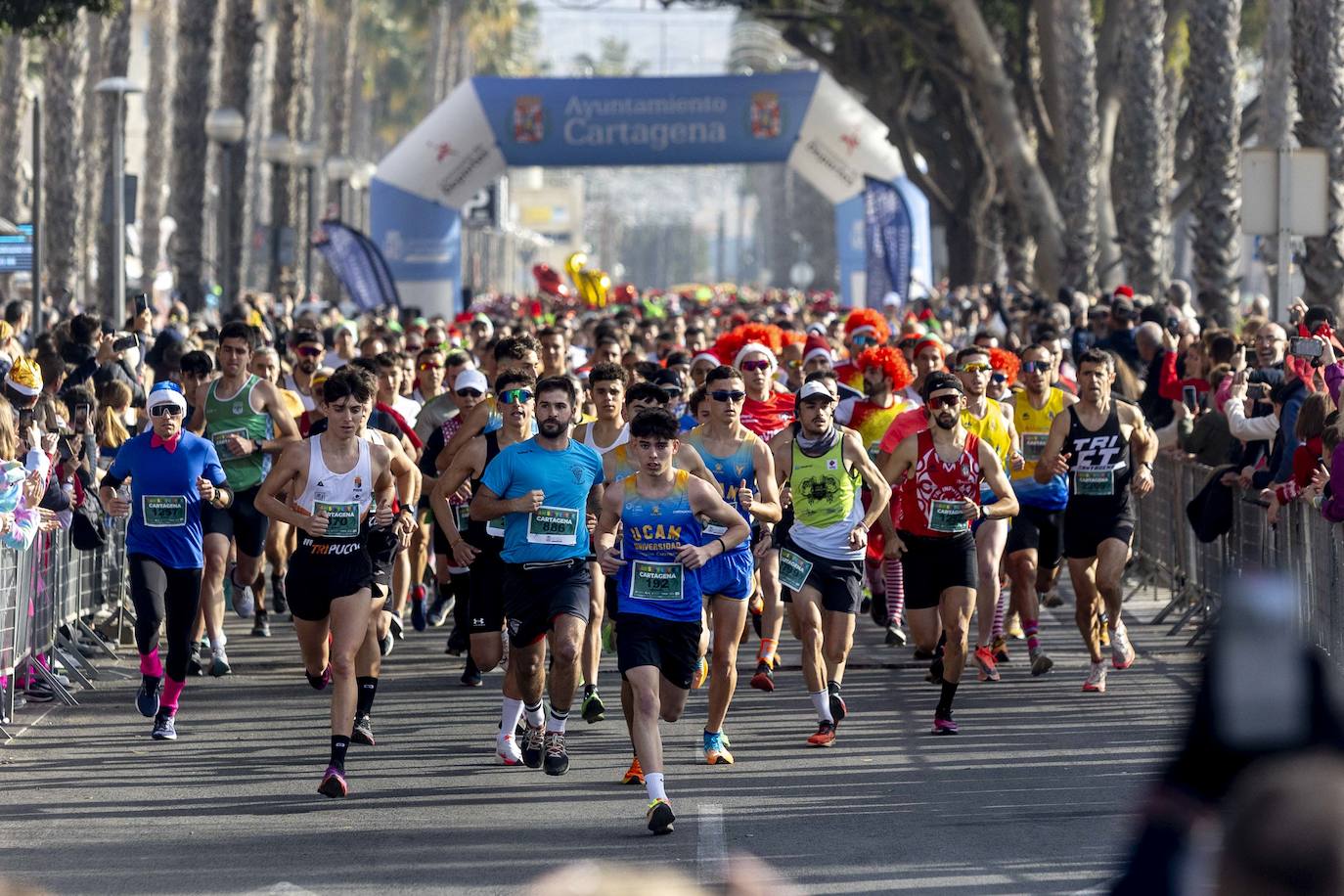 La carrera San Silvestre Cartagena 2023, en imágenes