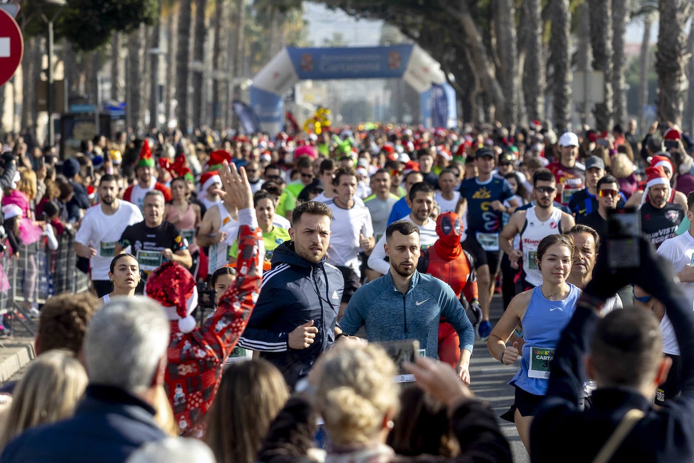 La carrera San Silvestre Cartagena 2023, en imágenes