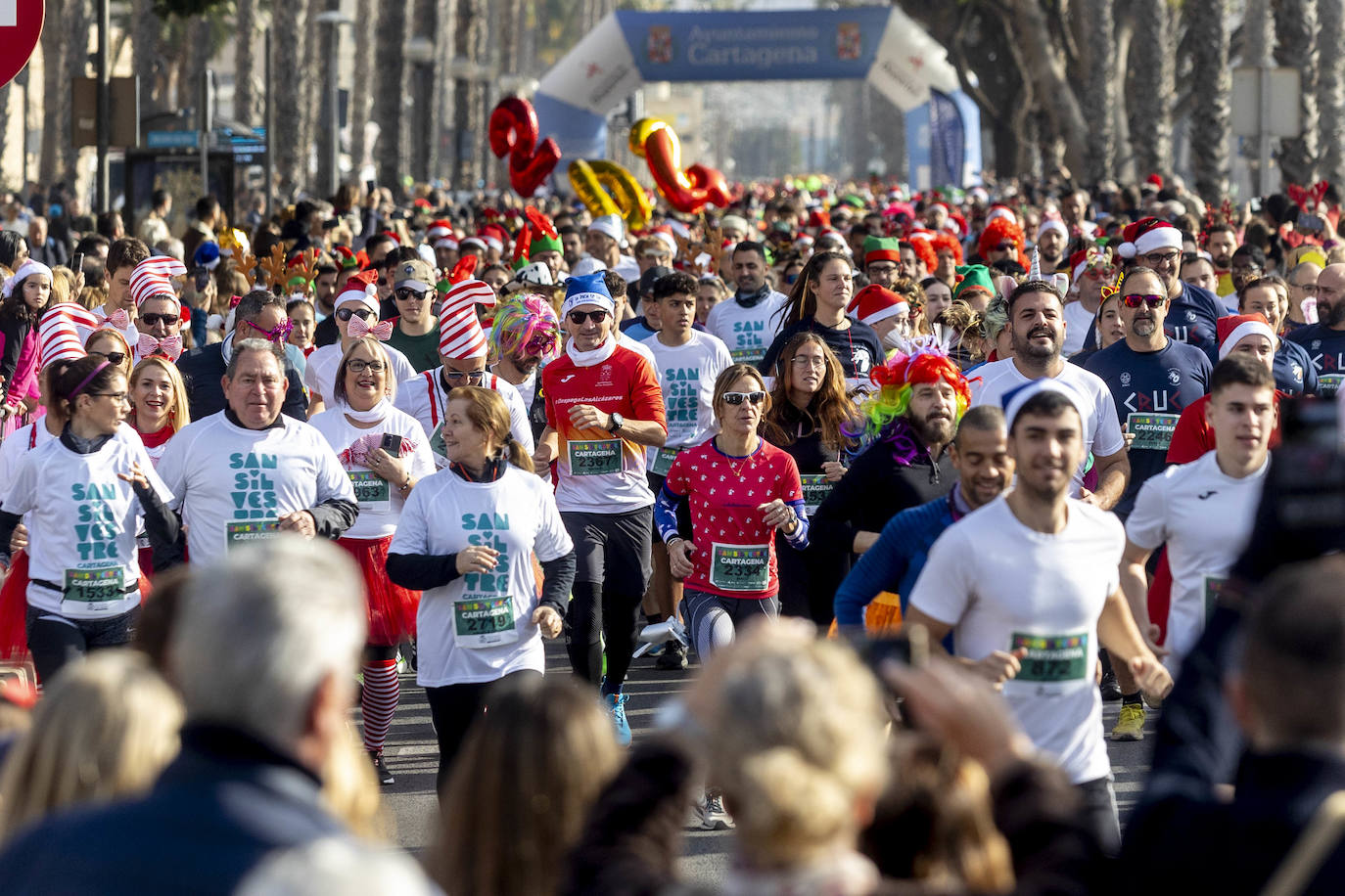 La carrera San Silvestre Cartagena 2023, en imágenes