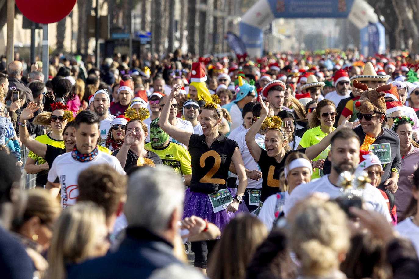 La carrera San Silvestre Cartagena 2023, en imágenes