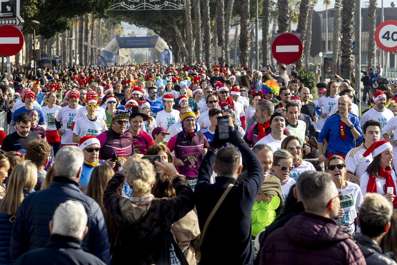 La carrera San Silvestre Cartagena 2023, en imágenes