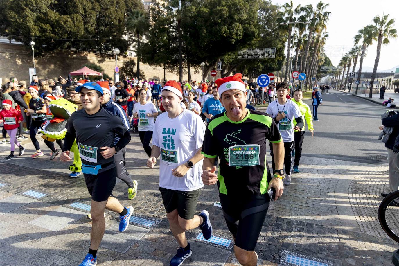 La carrera San Silvestre Cartagena 2023, en imágenes