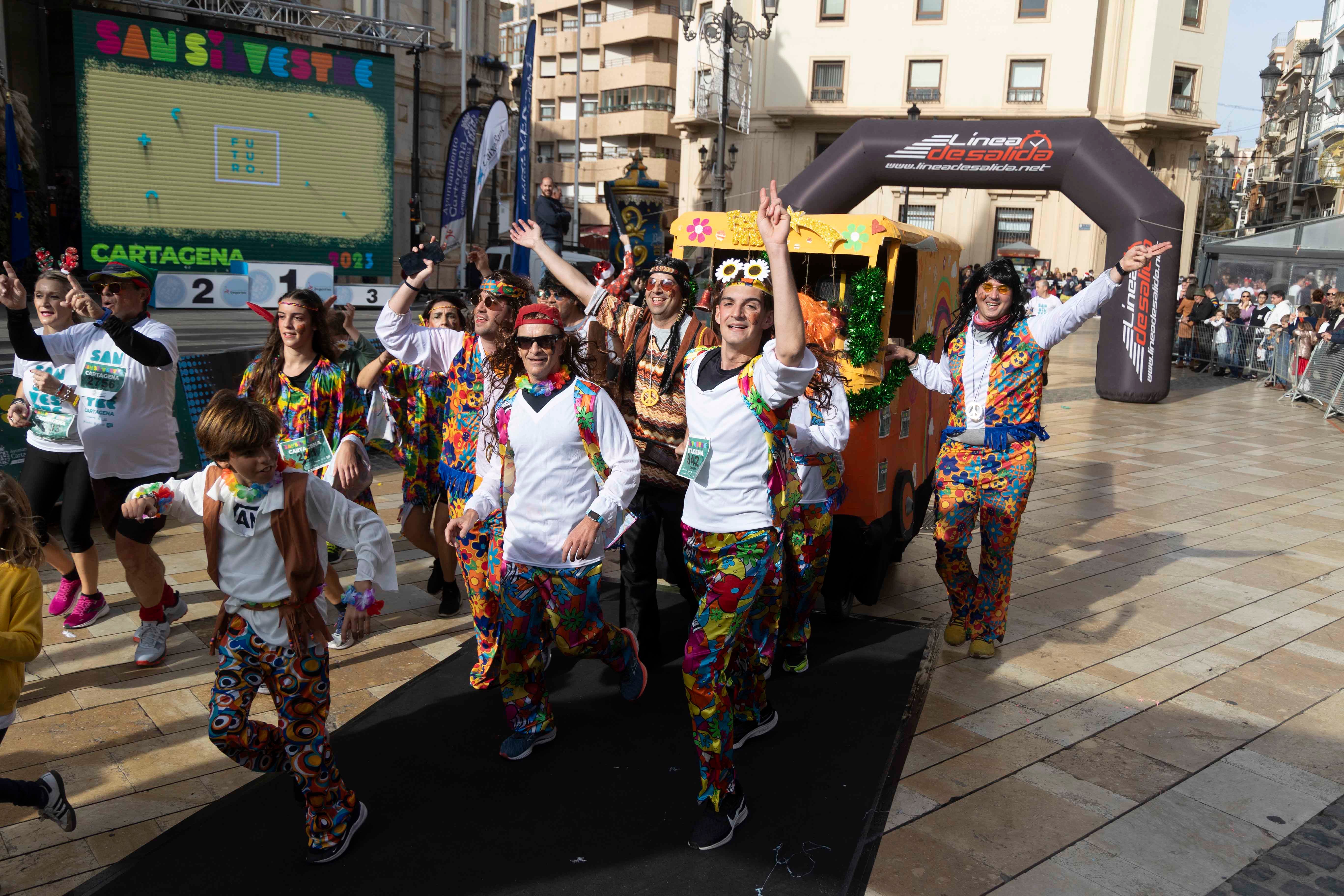 Los disfraces de la San Silvestre de Cartagena 2023, en imágenes