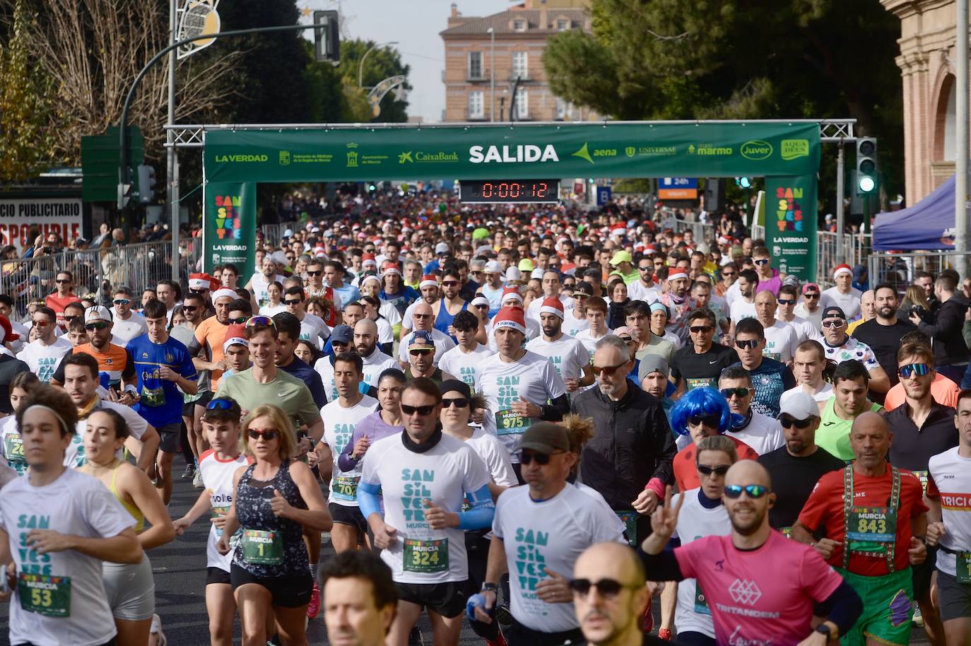 La carrera San Silvestre de Murcia 2023, en imágenes