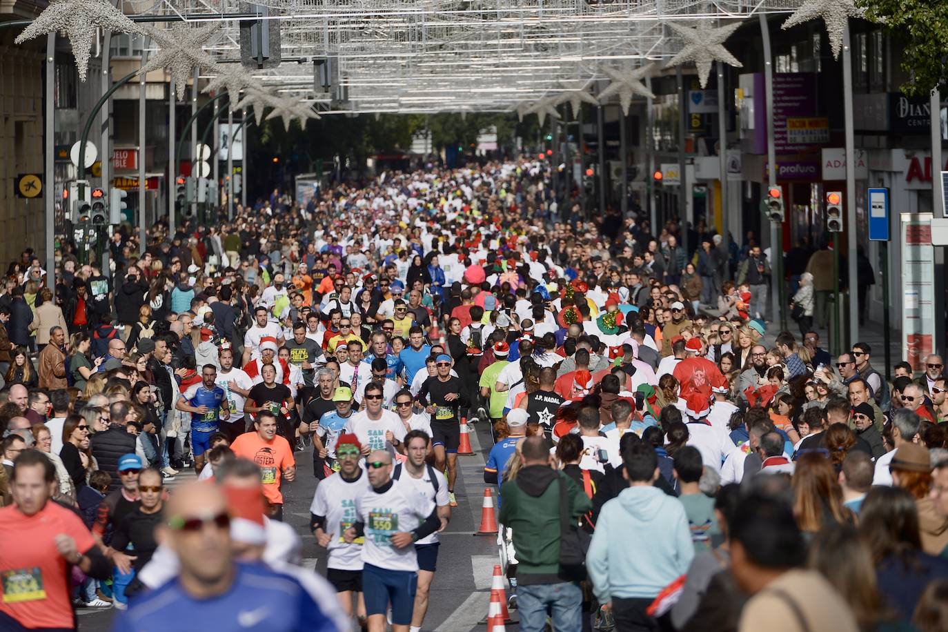 La carrera San Silvestre de Murcia 2023, en imágenes