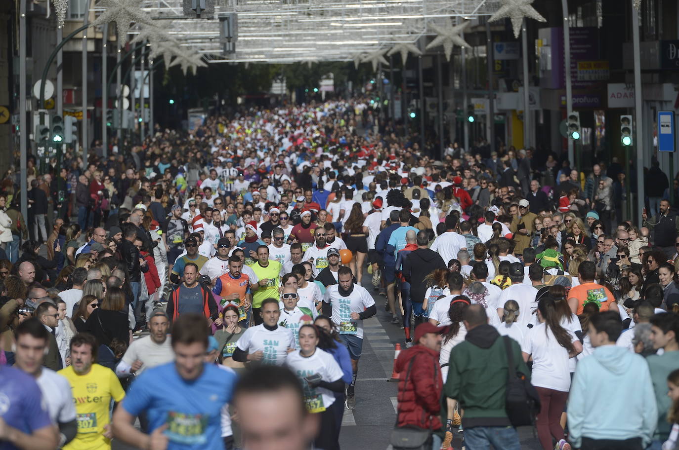 La carrera San Silvestre de Murcia 2023, en imágenes