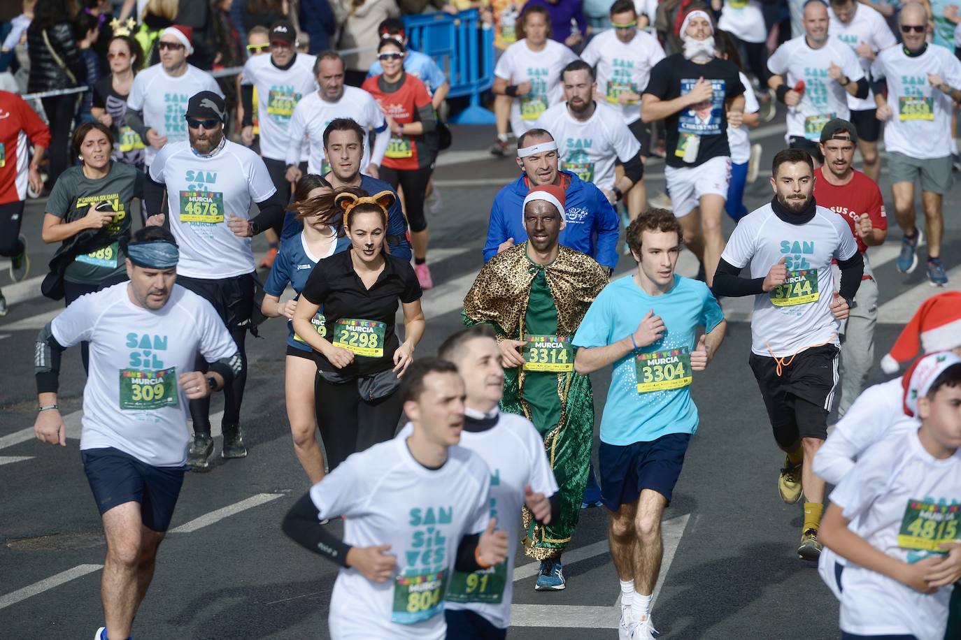 La carrera San Silvestre de Murcia 2023, en imágenes