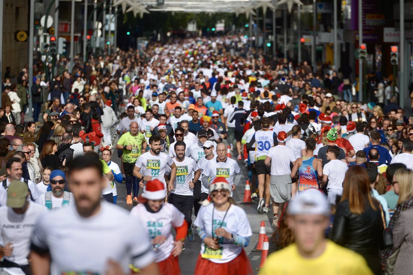 La carrera San Silvestre de Murcia 2023, en imágenes