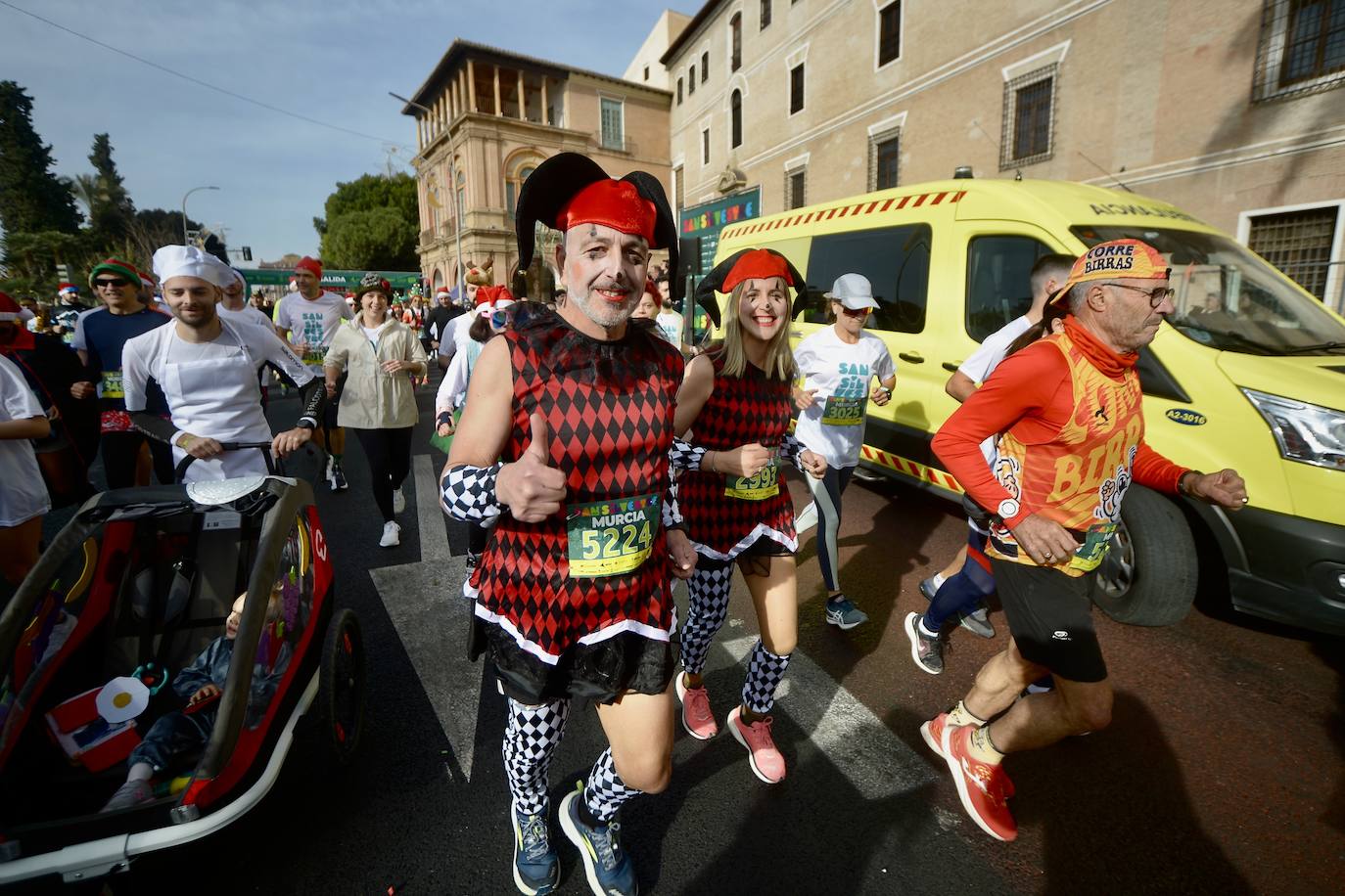 Los disfraces de la San Silvestre de Murcia 2023, en imágenes