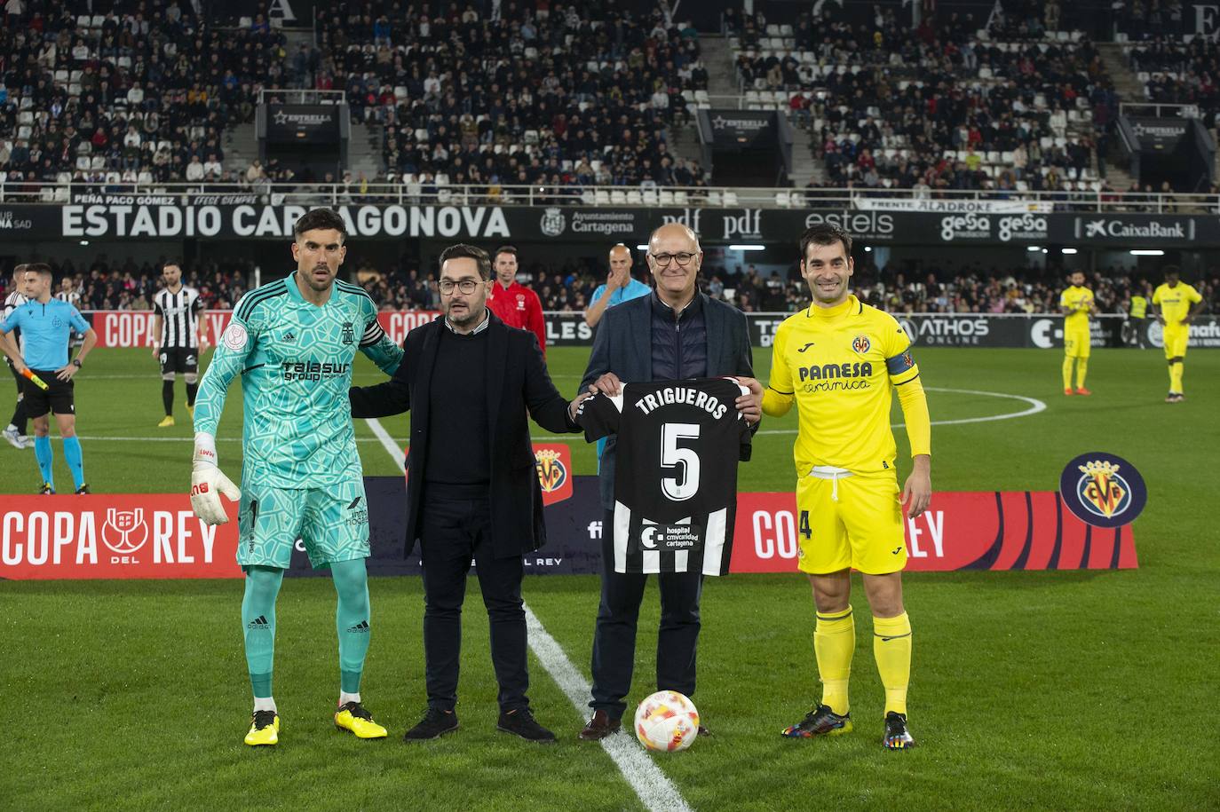 Fotos: La derrota del Cartagena frente al Villarreal, en imágenes