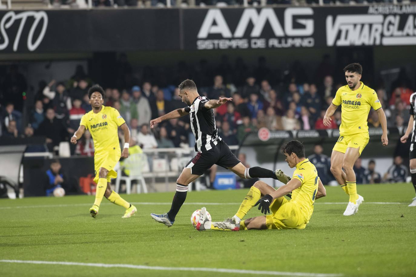 Fotos: La derrota del Cartagena frente al Villarreal, en imágenes