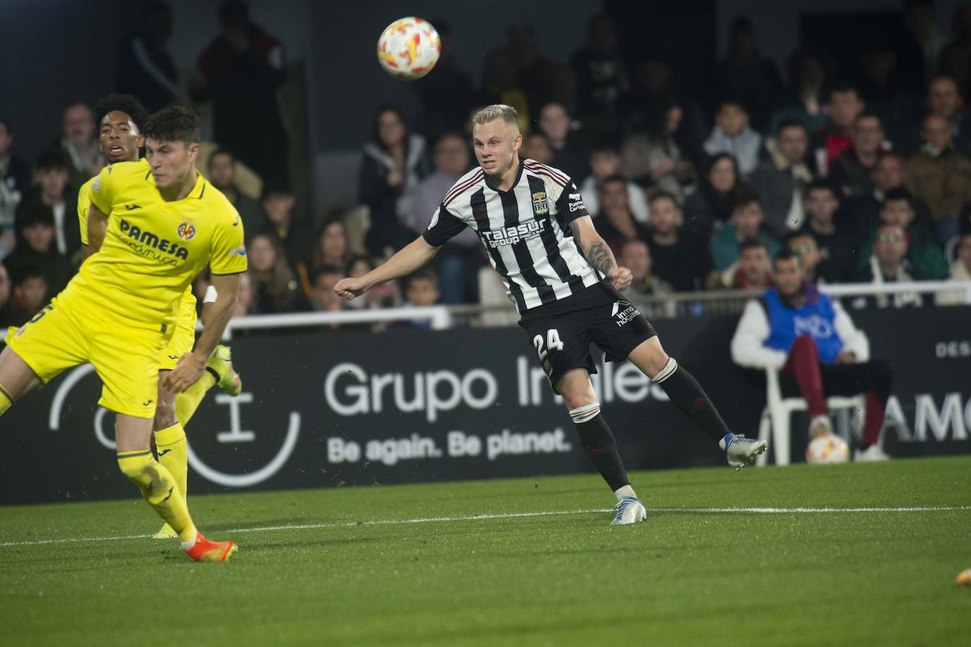 Fotos: La derrota del Cartagena frente al Villarreal, en imágenes