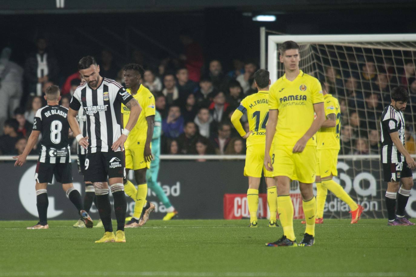 Fotos: La derrota del Cartagena frente al Villarreal, en imágenes