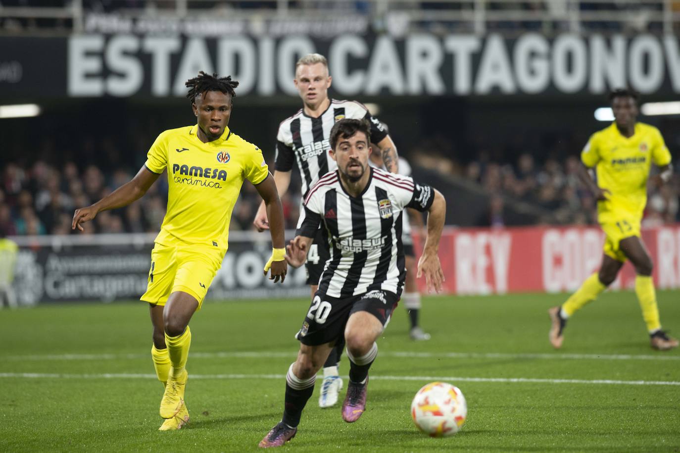 Fotos: La derrota del Cartagena frente al Villarreal, en imágenes