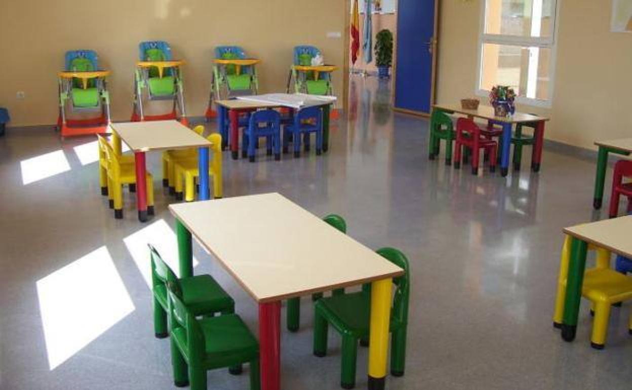 Interior de la guardería municipal de Fuente Álamo, en una foto de archivo. 