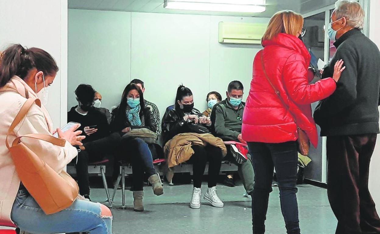 Servicio de Urgencias de La Arrixaca, ayer por la mañana. 