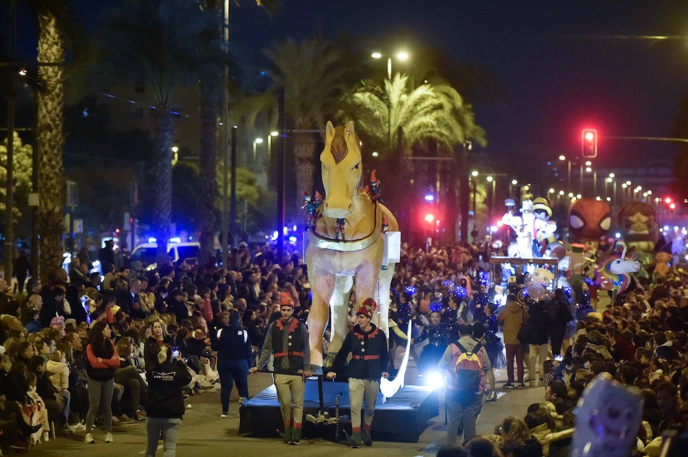 Fotos: Cabalgata de los Reyes Magos en Murcia 2023